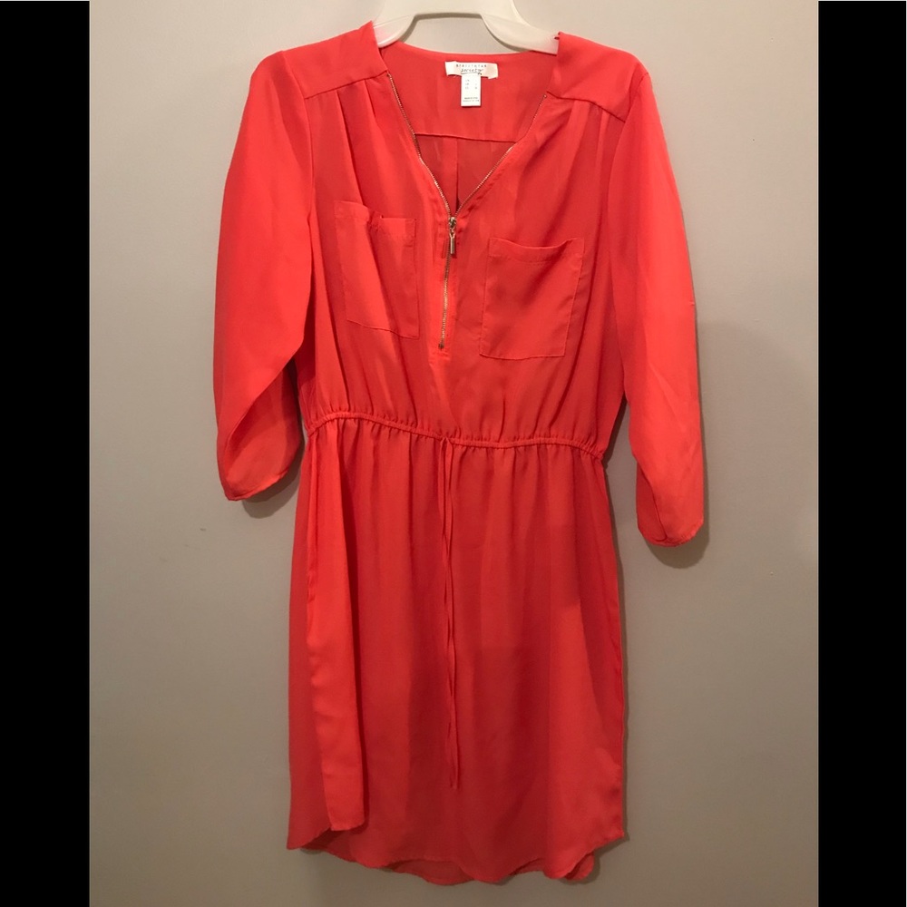 STREETWEAR SOCIETY CORAL DRESS - Picture 1 of 3